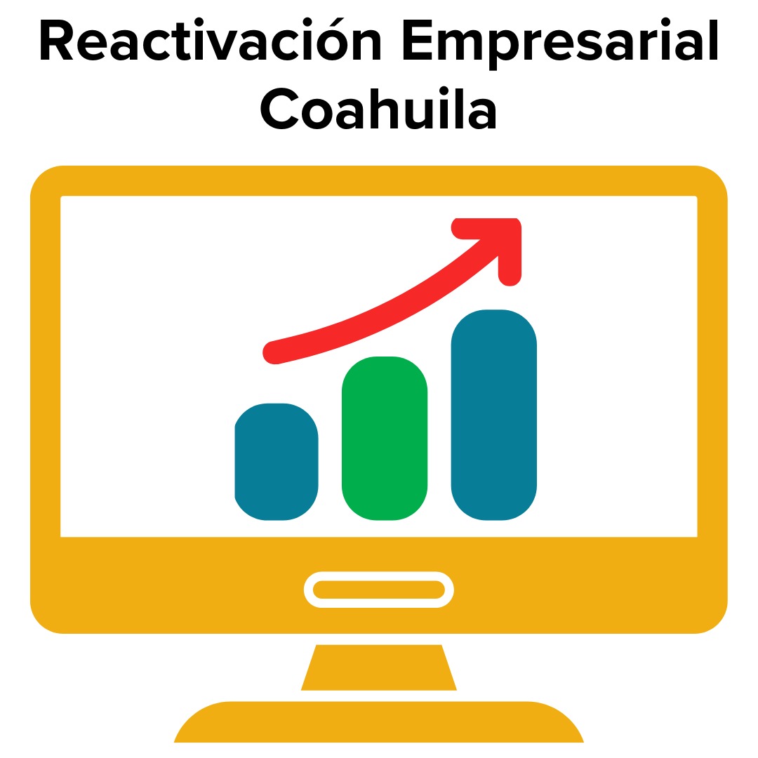 Logotipo del programa de capacitación y reactivación empresarial en Coahuila