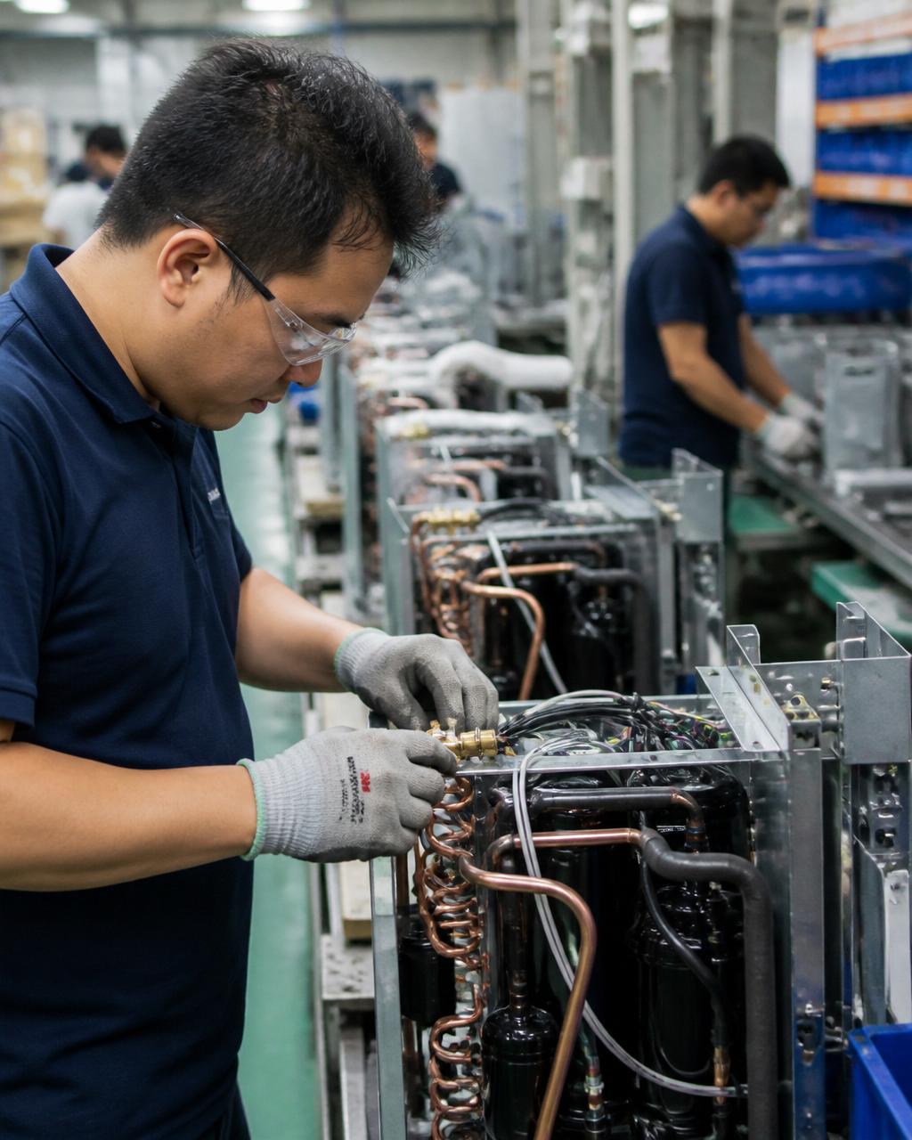 Planta de electrodomésticos y línea blanca con operarios especializados en Coahuila